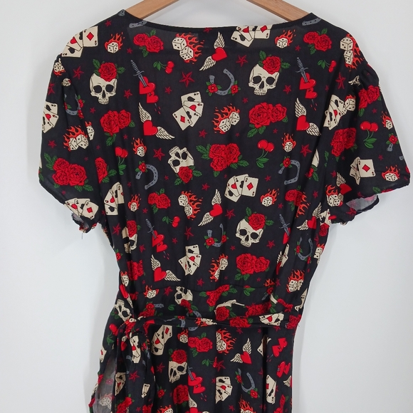 Current Mood Rockabilly Baby Wrap Dress - Picture 4 of 6